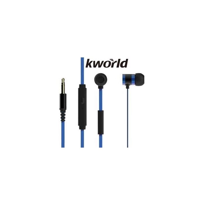 Kworld KW-S18 In-Ear Mobile Gaming Earphones Blue