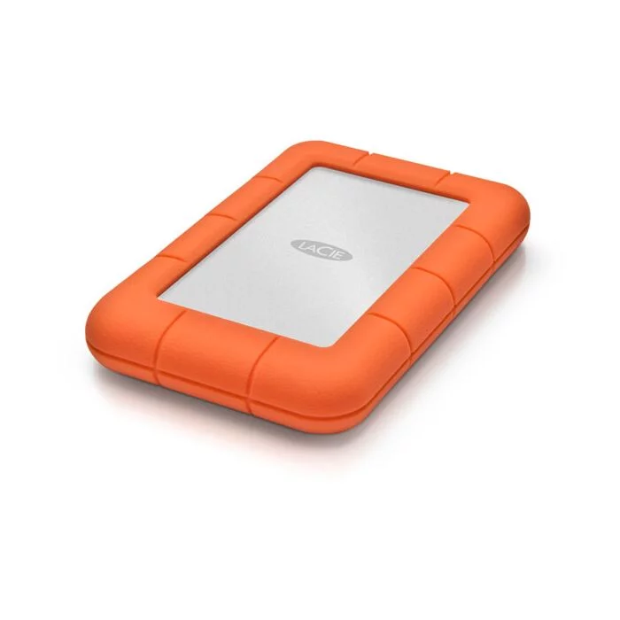 Seagate LaCie Rugged Mini series 2TB USB 3.0 External Hard Drive Orange/Silver