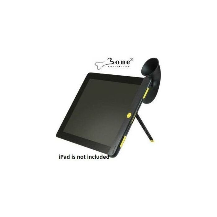 Bone Collection Horn Stand with Sound Amplifier for iPad 2 Black