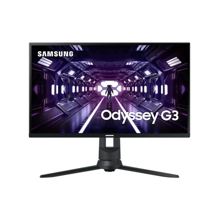 Samsung Odyssey G3 LF27G35TFWUXEN 27 Inch Gaming Monitor 144Hz, 1ms, 1080p FHD, Freesync Premium, Height Adjust, Pivot, VGA, HDMI, Displayport, Black