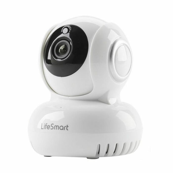 Lifesmart Wireless Camera 1080P|PTZ|270Degree|Micro SD Card Slot - AC Power Supply - White