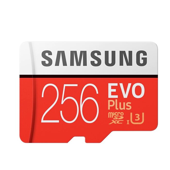 Samsung EVO Plus 256GB microSDXC Memory Card C10 U3 UHS-I