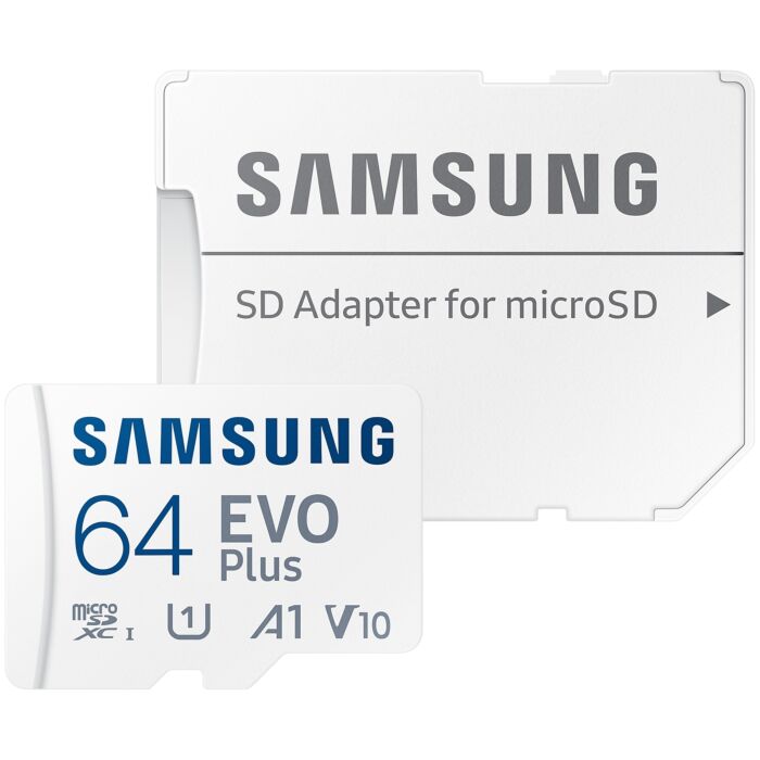 Samsung Evo+ Micro SD 64GB SDXC + adaptor