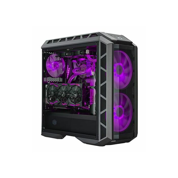 Coolermaster Mastercase H500P ATX Desktop Chassis Black with 2x RGB fans