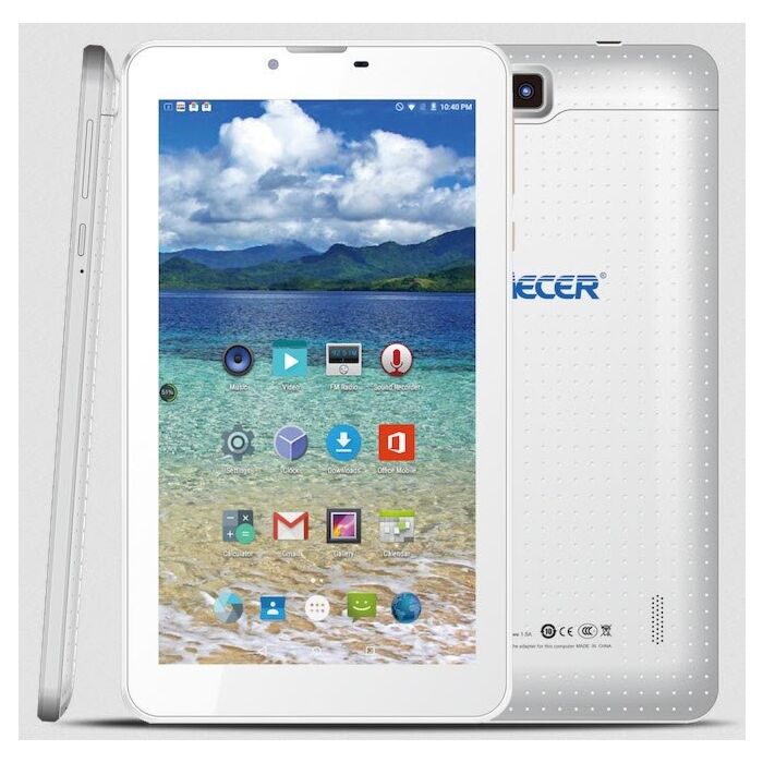 Mecer Xpress Smartlife 7 MF716 Android 7.0 Phablet MediaTek Quad Core 1GB/8GB/Wi-Fi & BT/3G +Dual SIM/Folio/White