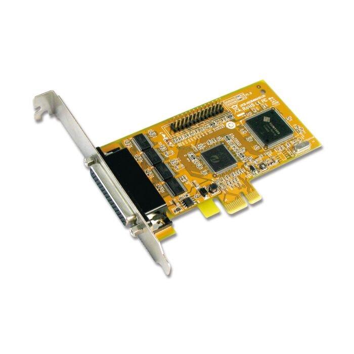 Sunix 4-port RS-232 & 1-port Parallel PCI Express Multi-I/O Board