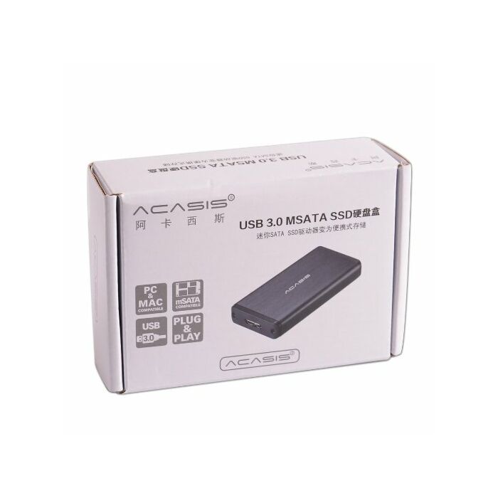 MSATA to USB 3.0 SSD Enclosure Adapter