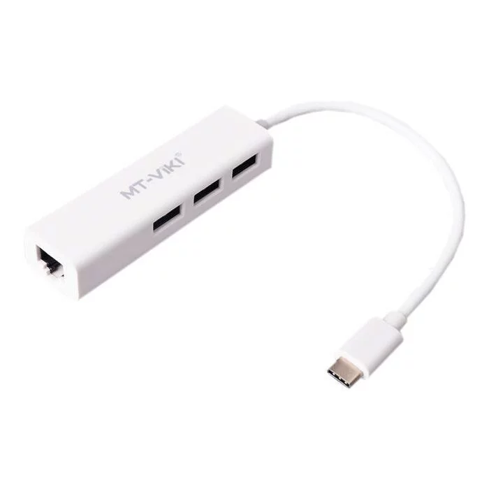 USB Type C to 3 Port USB with GB LAN