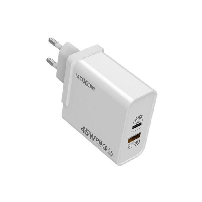 Moxom Type + USB Charger AC