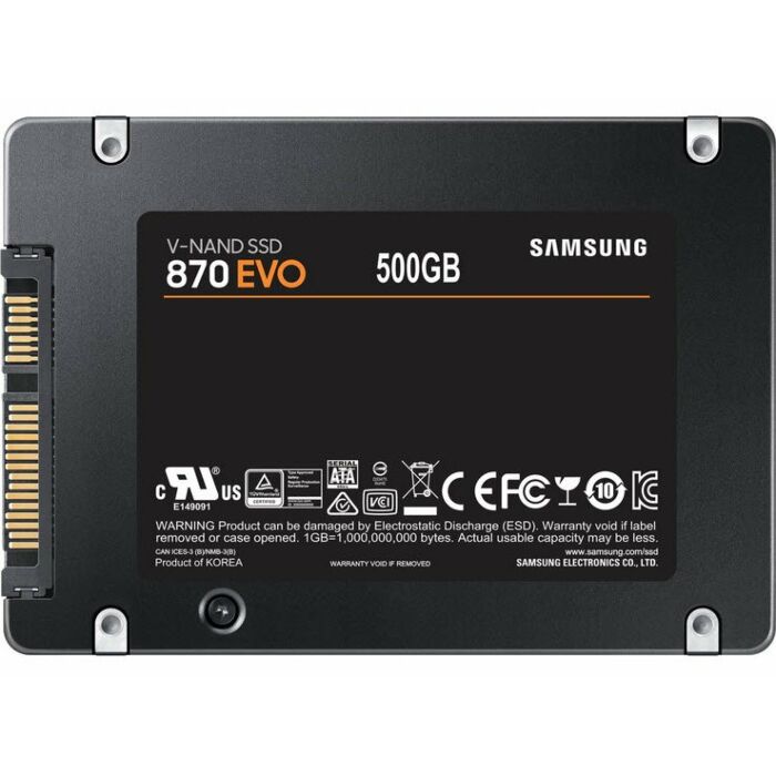 Samsung 870 EVO 500GB 2.5 inch Solid State Drive