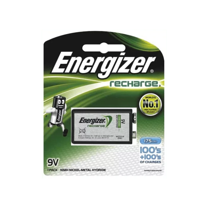 Energizer Recharge 9V Blister 1 