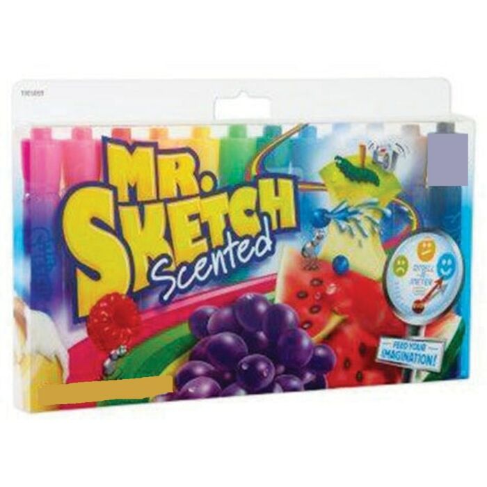 Mr SKETCH Scented Chisel Markers 8 Assorted Colours (Box-8)