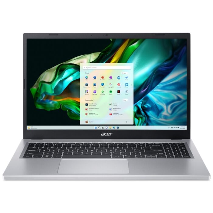 Acer Aspire 3 A315-510P 13th gen Notebook i3-N305 3.8GHz 8GB 512GB 15.6 inch (Bag+Mouse+Headphone)