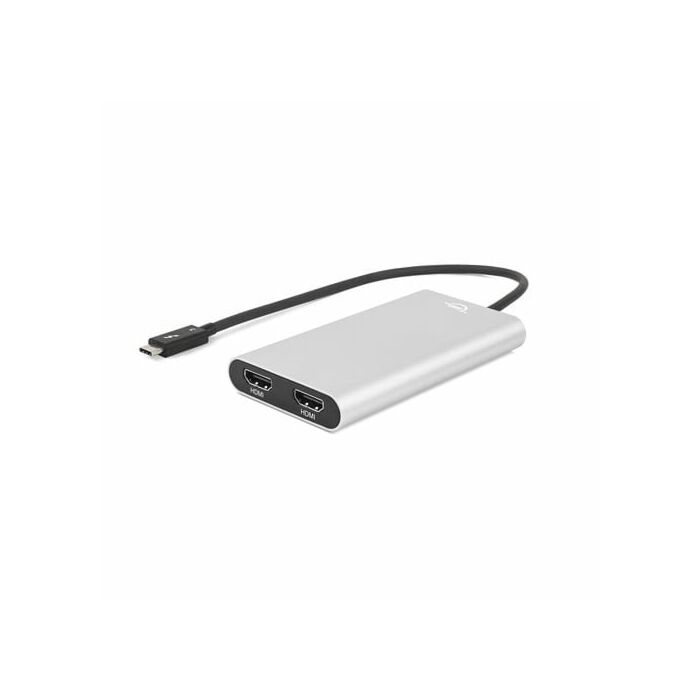 OWC Dual Thunderbolt3 HDMI Display Adapter - Silver