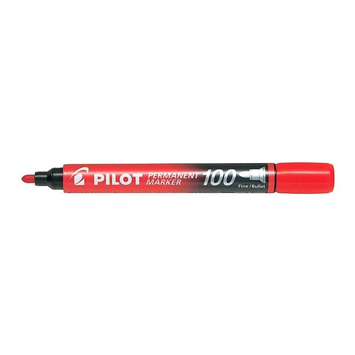 Pilot SCA-100 Permanent Marker Red