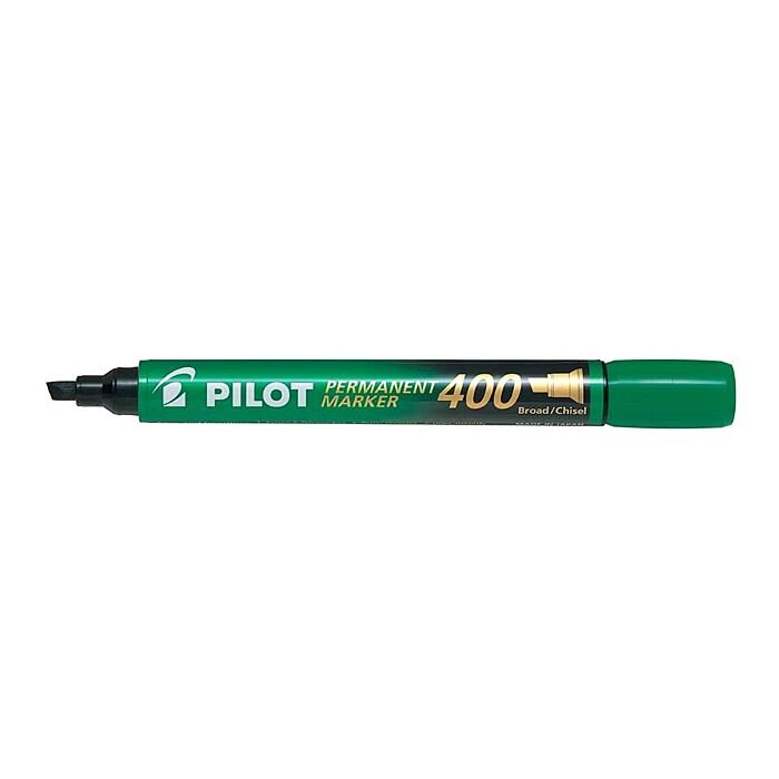 Pilot SCA-400 Permanent Chisel Marker Green