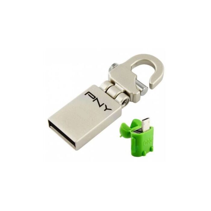 PNY Mini Hook OTG 16GB Green