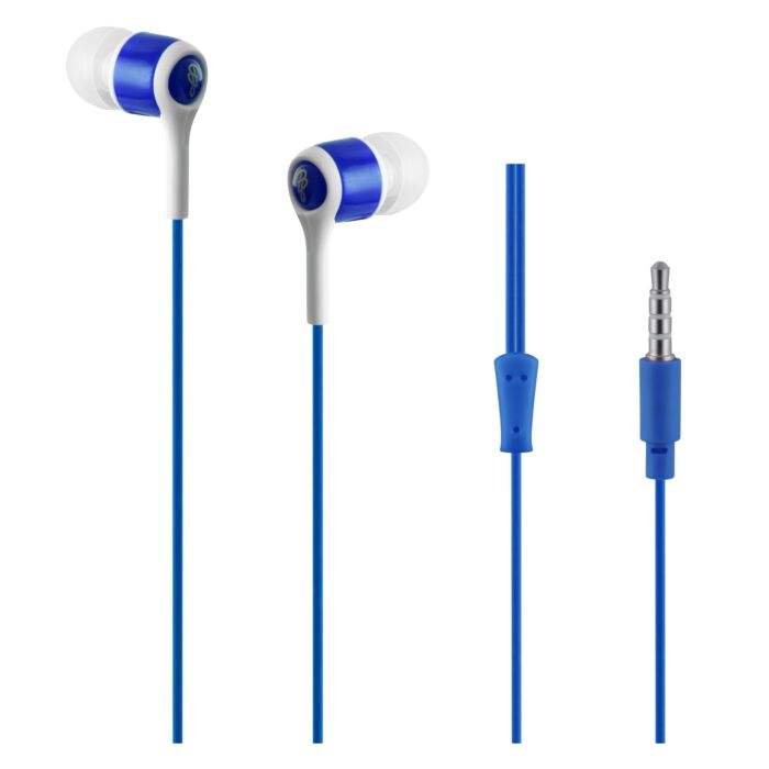 Pro Bass Swagger Series- Boxed Auxiliary earphone with Mic- Blue