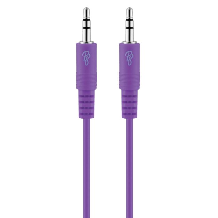 Pro Bass Unite Series- Boxed Auxiliary Cable-Purple