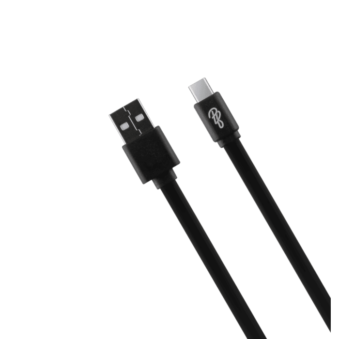Pro Bass Energize Series Packaged Type-C cable 1m Black