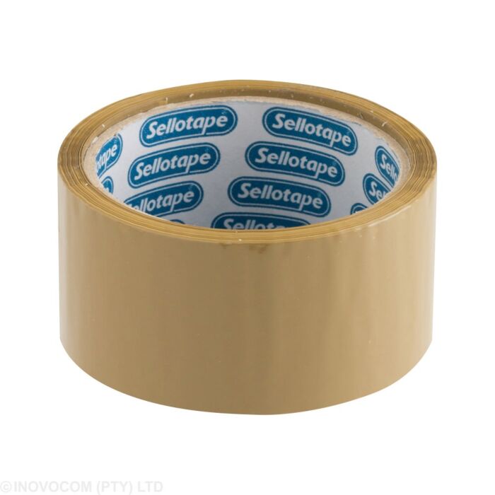 SELLOTAPE Packaging Buff 48mm x 50m Pack of 3