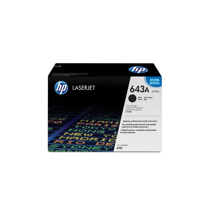HP # 643A Color Laserjet 4700 Black Print Cartridge