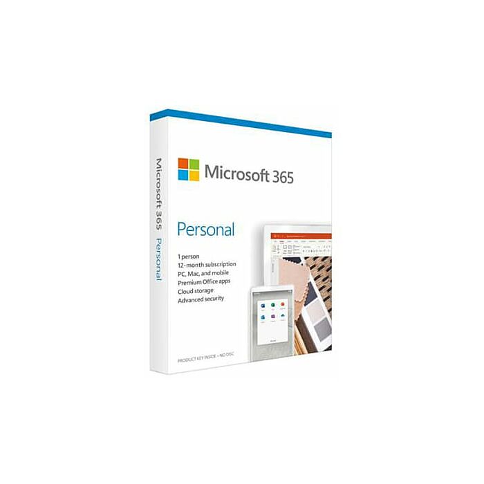Microsoft 365 Personal (Medialess. 1 Yr Subscription)