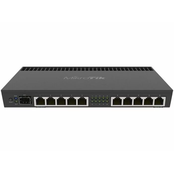 MikroTik 10 Port Gigabit 1SFP+ 4 Core Rack-Mount Router | RB4011iGS+RM