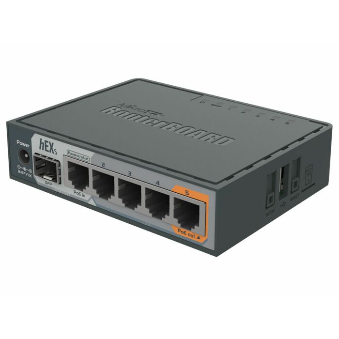 MikroTik hEX S 5 Port Gigabit 1SFP Desktop Router| RB760iGS