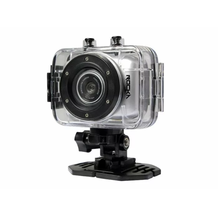 Rocka D'Light Series 720P Action Camera- Silver
