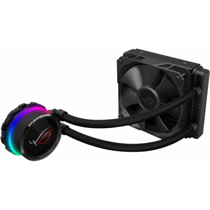 Asus ROG Ryuo 120 all-in-one liquid CPU cooler with color OLED
