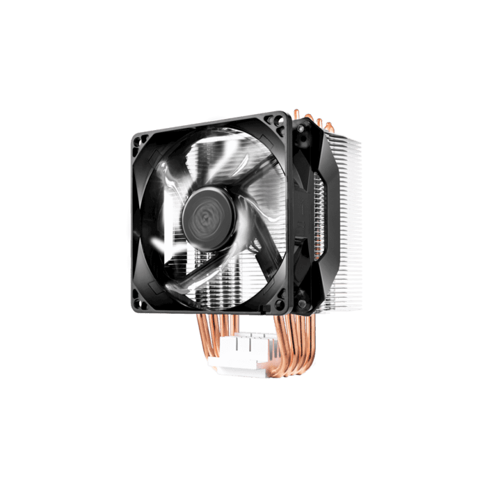 Cooler Master H411 Compact Air Tower 92mm White LED Fan 4 Heat Pipes