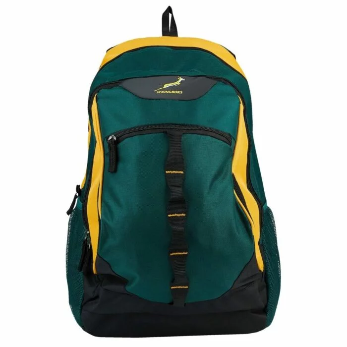 Springbok Sidestep 28L Backpack Green and Gold