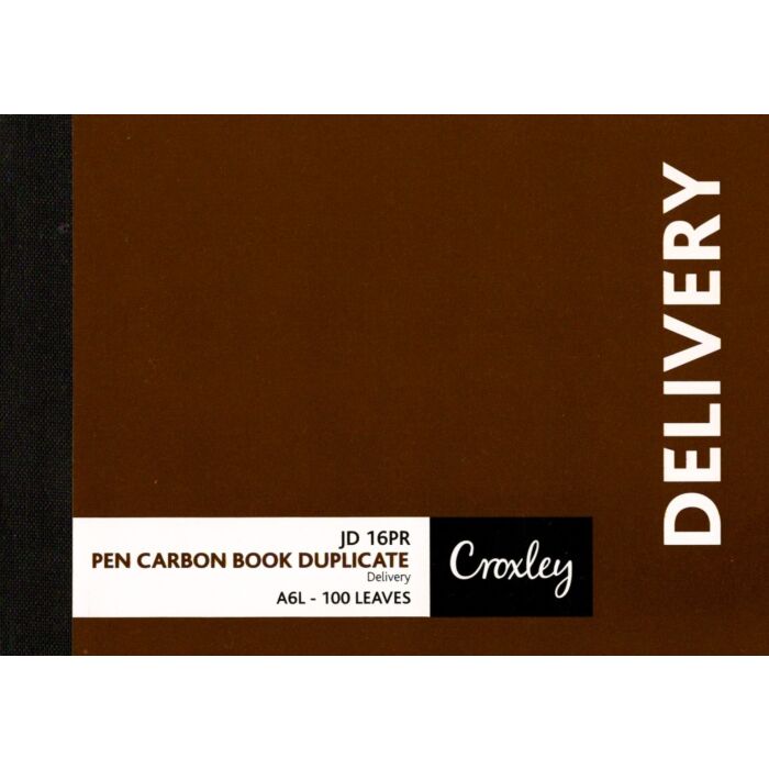 CROXLEY DELIVERY BOOK A6 DUPLICATE