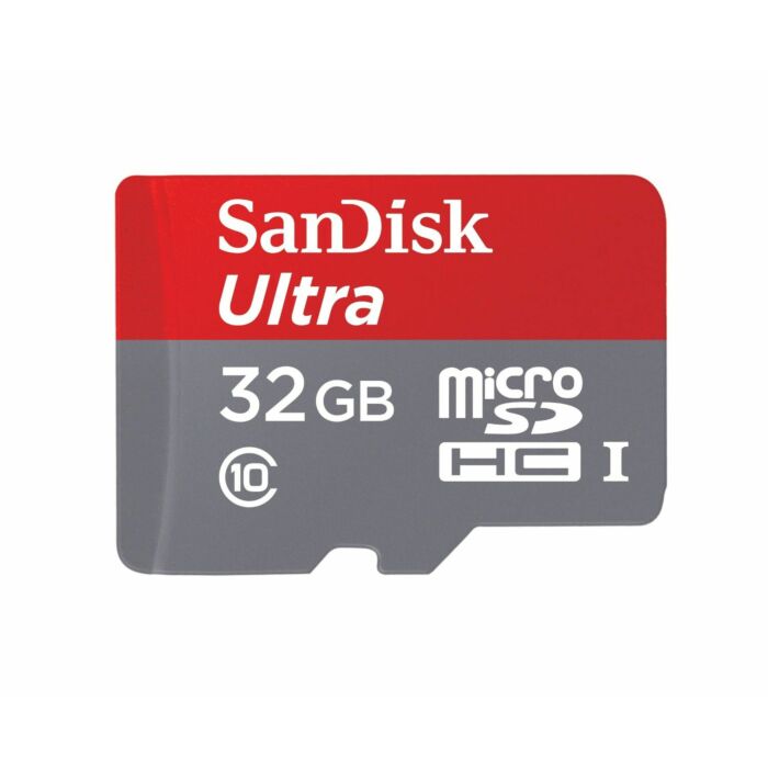 Sandisk 32GB Ultra MicroSDHC + SD Adapter 100MB/S Class 10 UHS-I