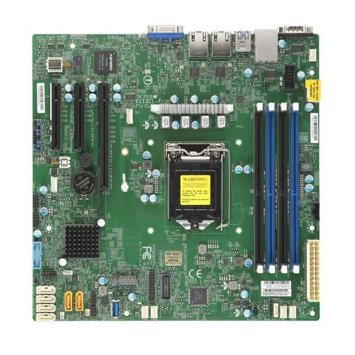 SuperMicro X11SCL-F Single Socket E-2100 microATX motherboard