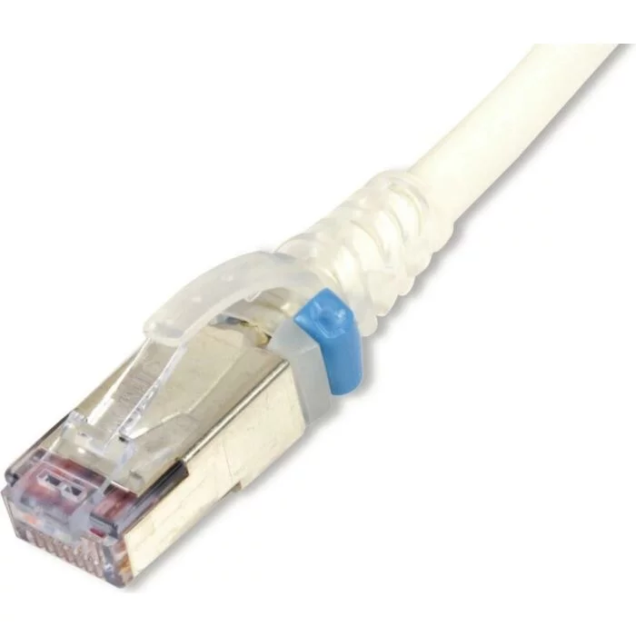 Siemon CAT6A shielded modular cord - skinny patch 2m White