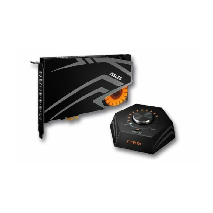 Asus 7.1 PCIe Gaming sound card set with an audiophile-grade DAC and 116dB SNR