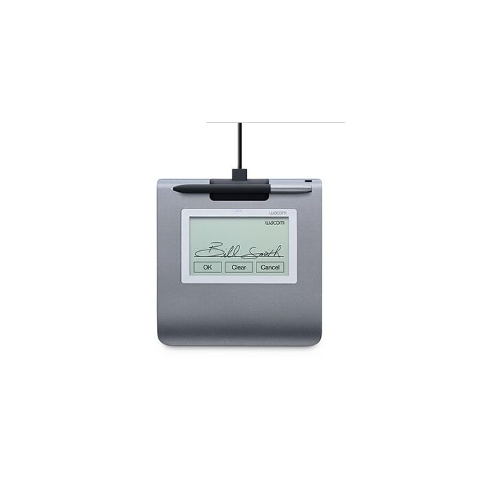 Wacom LCD signature pad featuring a 4.5 inch F-STN mono display 320x200 resolution ( Software Sold separately)
