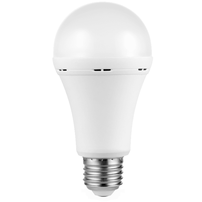 SWITCHED 9W A60 Rechargeable LED Light Bulb  E27 Warm White