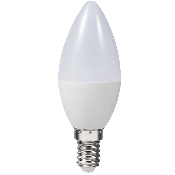 SWITCHED 5W Candle LED Light Bulb E14 - Warm White
