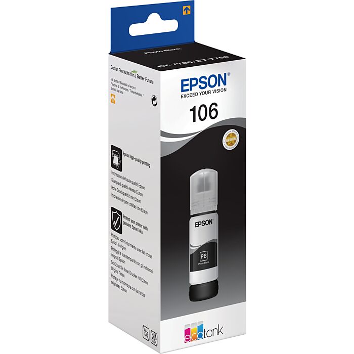 Epson 106 EcoTank Photo Black ink bottle 70ml