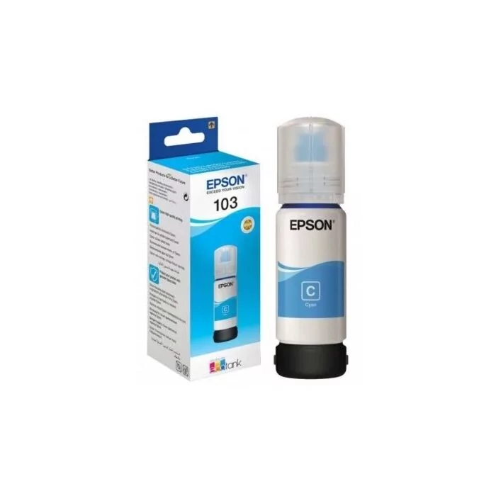 Epson 103 Ecotank Cyan ink bottle 65ml