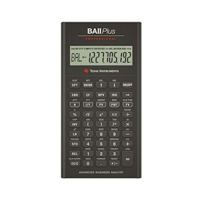 Texas Instruments BA ii Plus Professional Financial Calculator