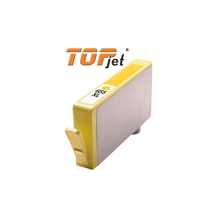 TopJet Generic Replacement Ink Cartridge for HP 655XL Yellow