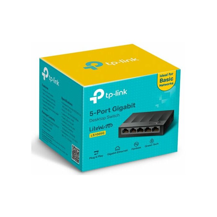TP-Link LS1005G Litewave 5-port Gigabit Desktop Switch