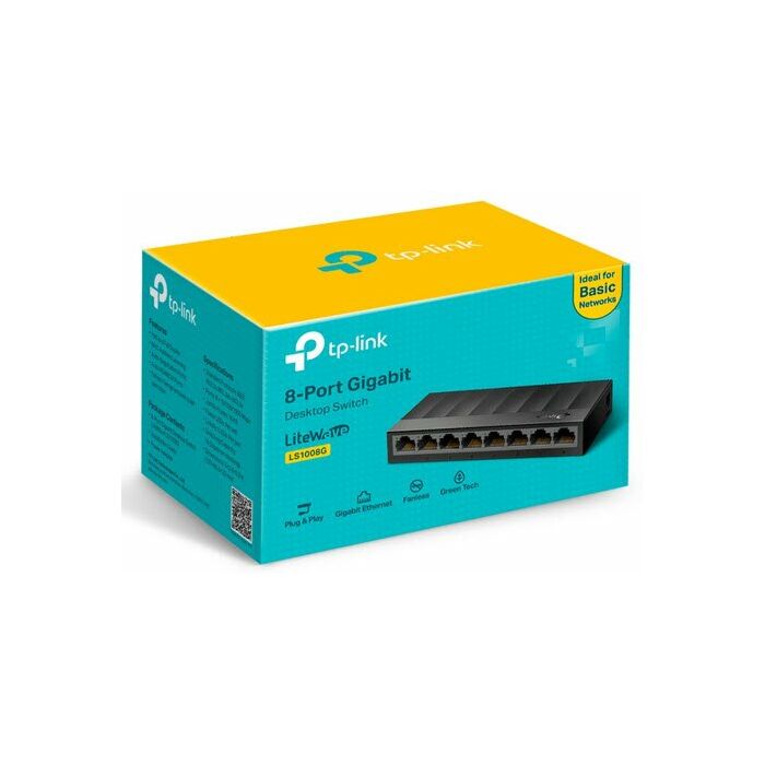 TP-Link LS1008G Litewave 8-port Gigabit Desktop Switch