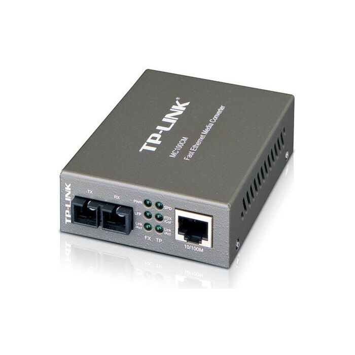 TP-Link 10/100Mbps RJ45 to 100Mbps multi-mode SC fibre Converter