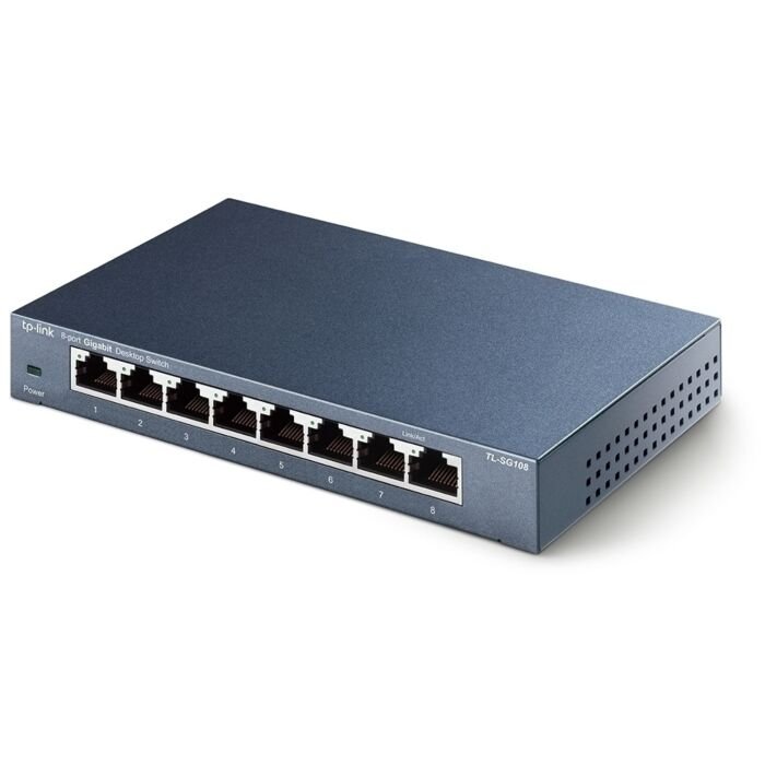 Tplink TL-SG108S 8 Port 10/100/1000 Mbps Desktop Network Switch