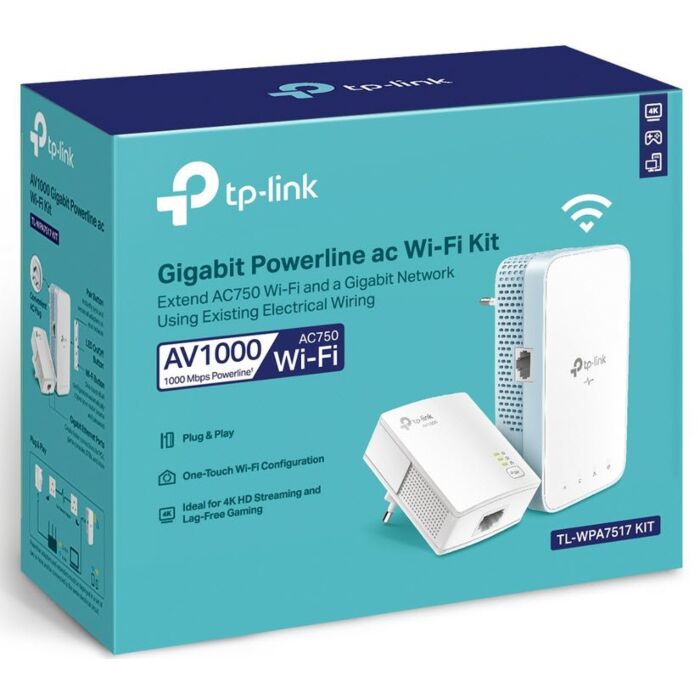 TP-Link TL-WPA7517 KIT AV1000  Powerline Wi-Fi Kit